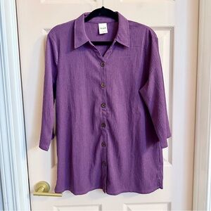 Purple Blair button up